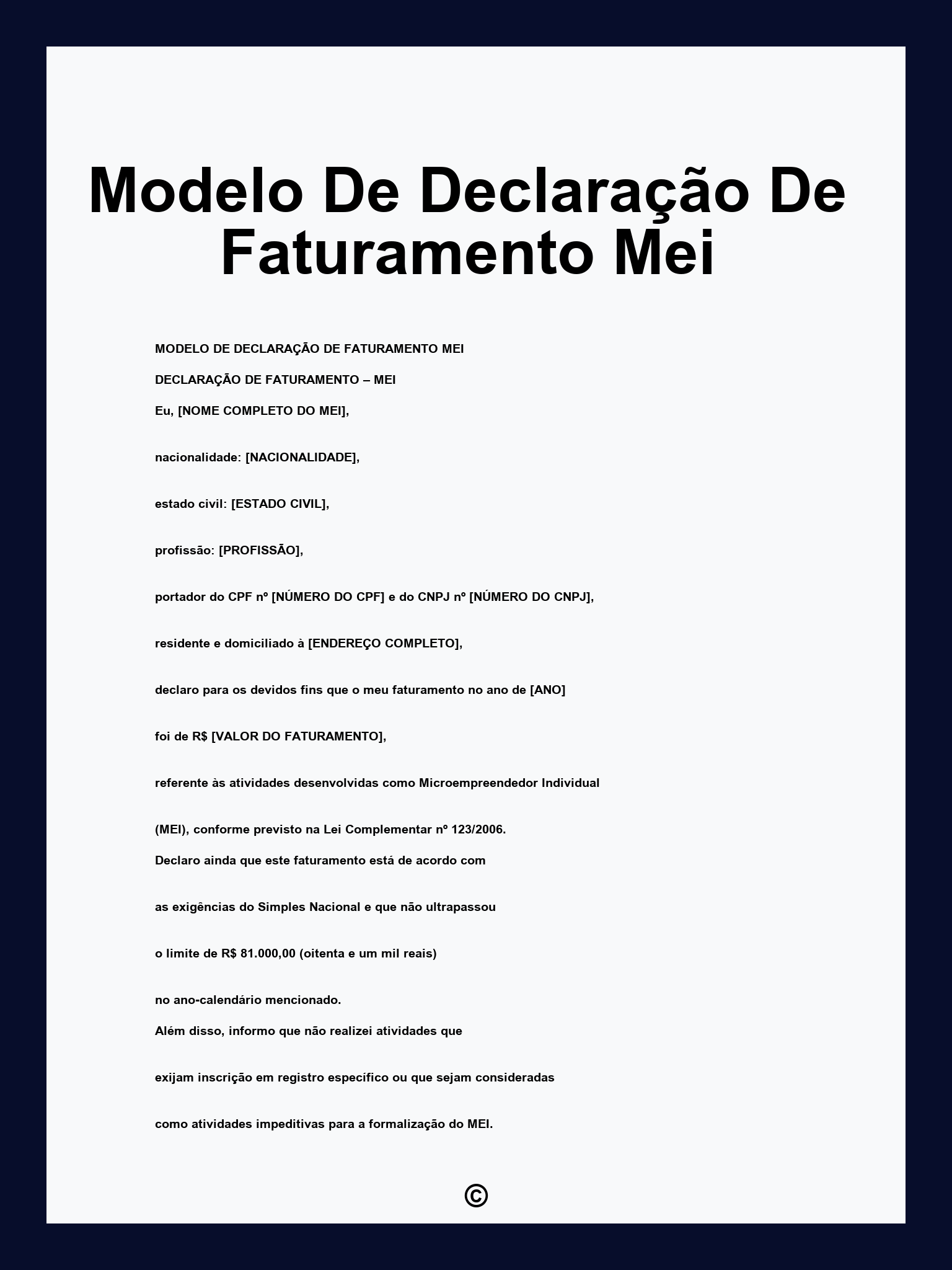 como fazer a declaração de faturamento retroativa MEI
