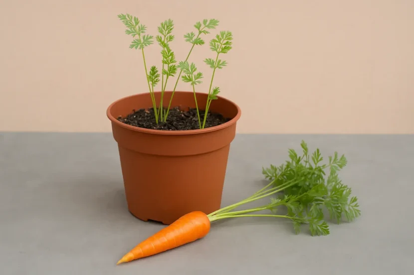 Cenoura em Casa: Plantar do Topo ou Usar Sementes?