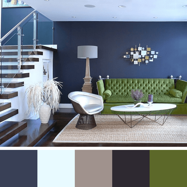 cores para sala de estar