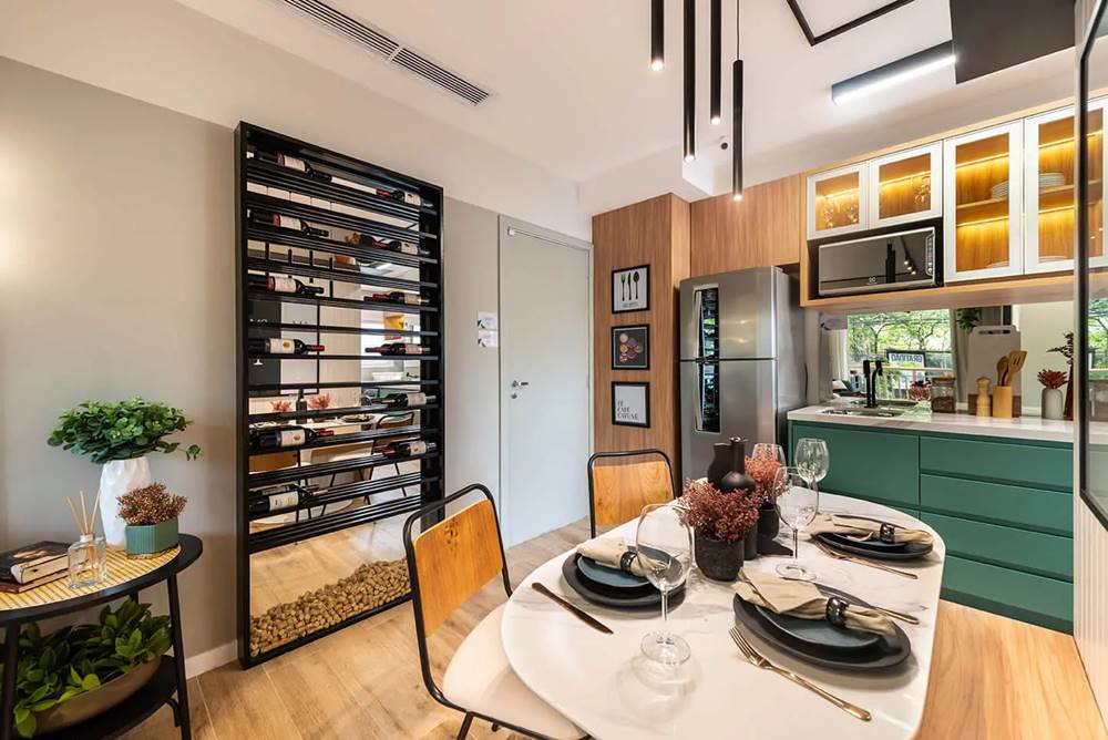 decoração de adega em casa