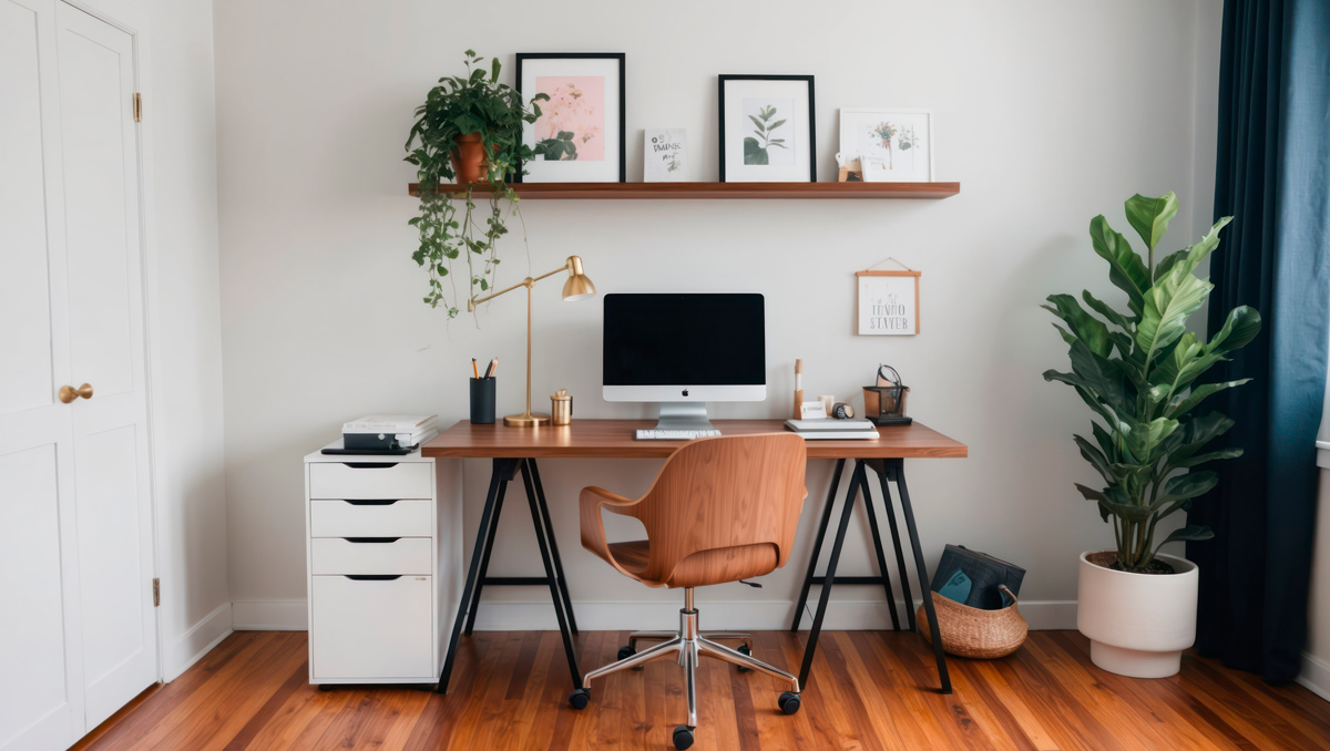 decoração de escritório em casa