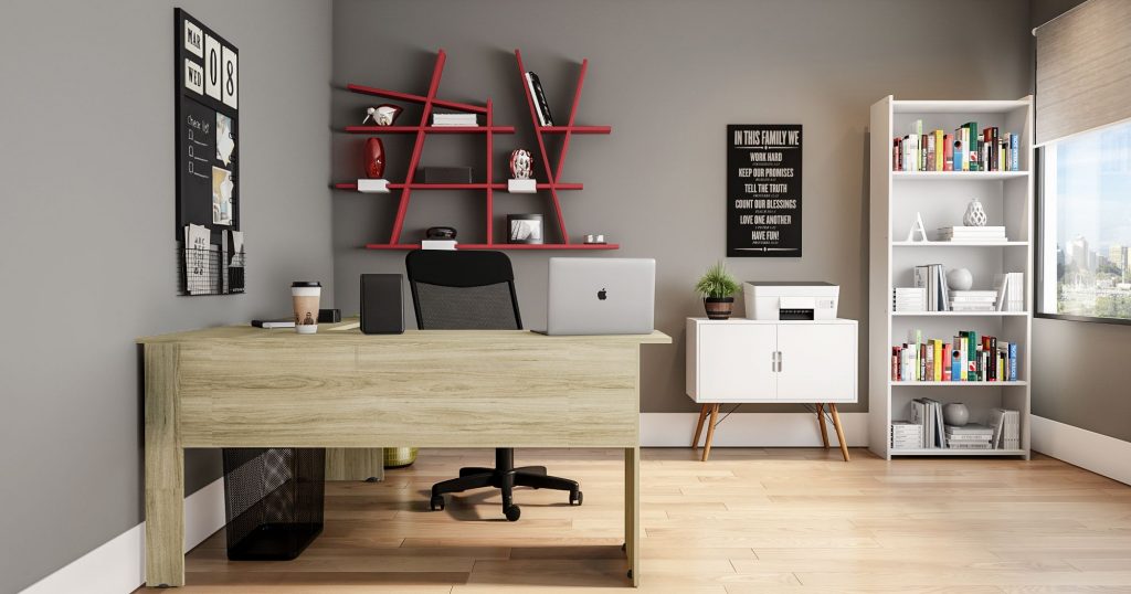 decoração de escritório em casa