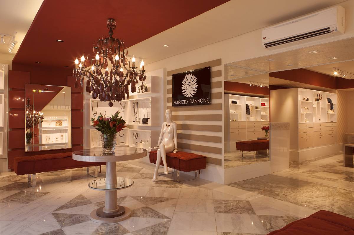decoração de joalheria