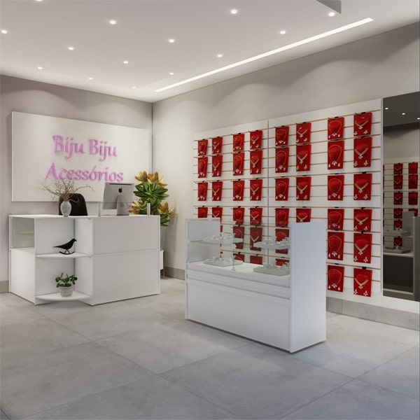 1. Guia Completo de Iluminação LED para Joalherias: Destaque o Brilho das Suas Peças
2. Minimalismo Refinado: O Segredo da Decoração de Joalherias de Luxo em 2026
3. Biofilia e Conforto: Materiais e Cores que Definem as Joalherias do Futuro
4. Otimizando o Layout da Sua Joalheria: Vitrines Impactantes e Zonas de Experiência
5. Todeschini e Bontempo: A Escolha Certa para Móveis Planejados em Joalherias Modernas