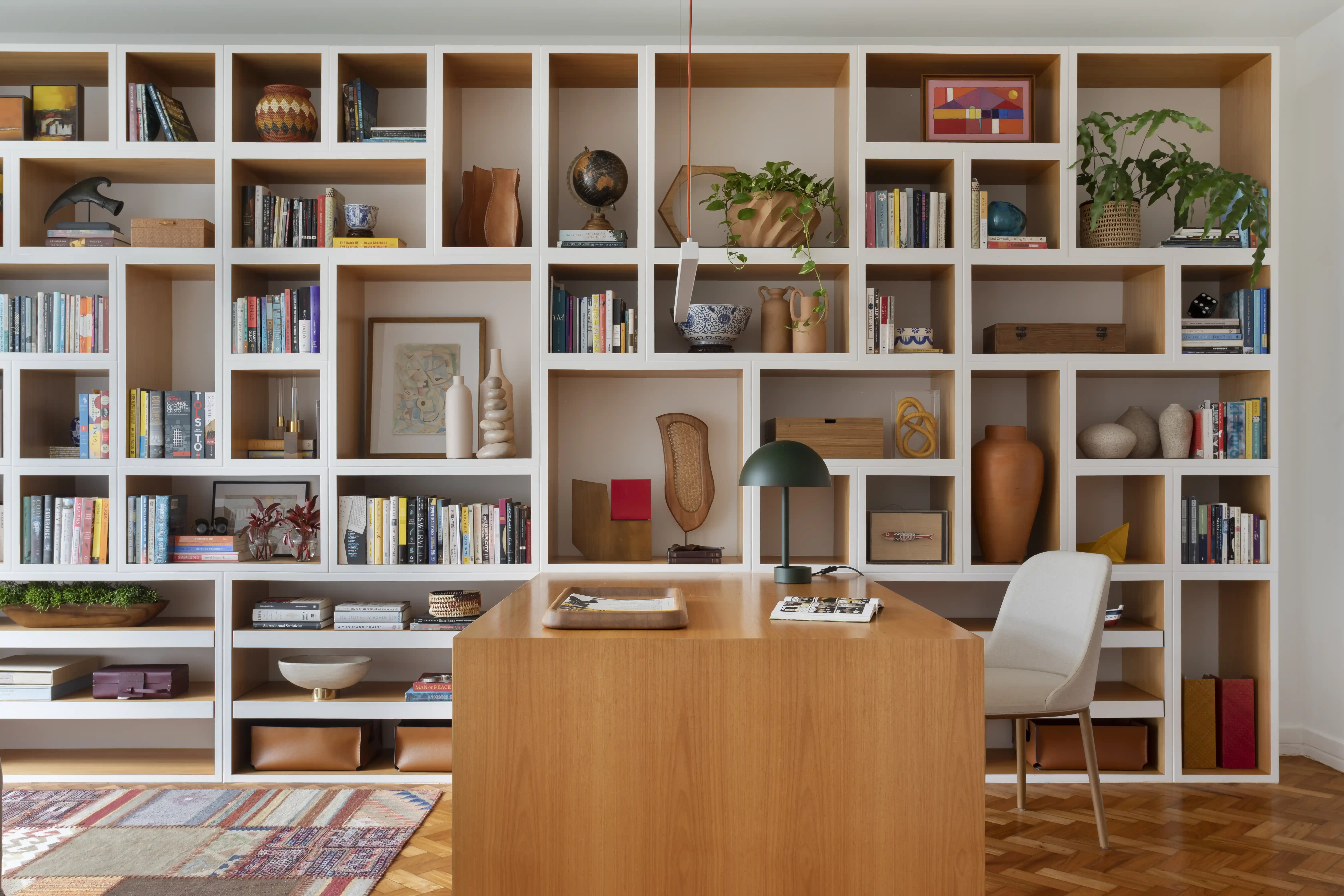 decoração de livraria