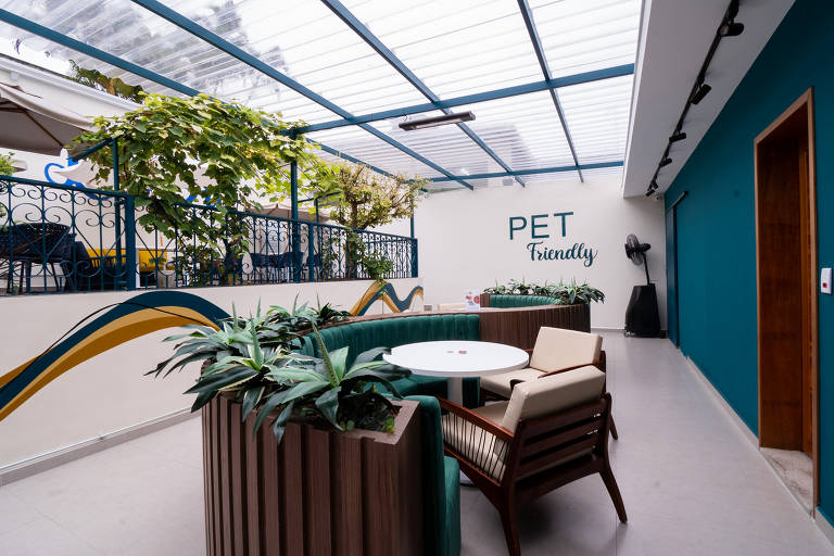 decoração de restaurante pet friendly