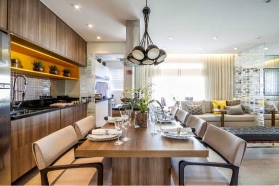 Guia Completo: Escolhendo o Balcão Ideal para sua Sala e Cozinha Integradas