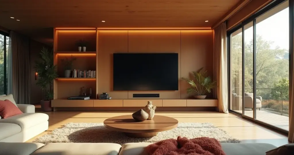 Decoração Sala de TV Grande e Moderna: O Segredo dos Experts!