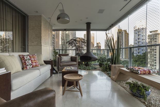 decoração de varanda de apartamento