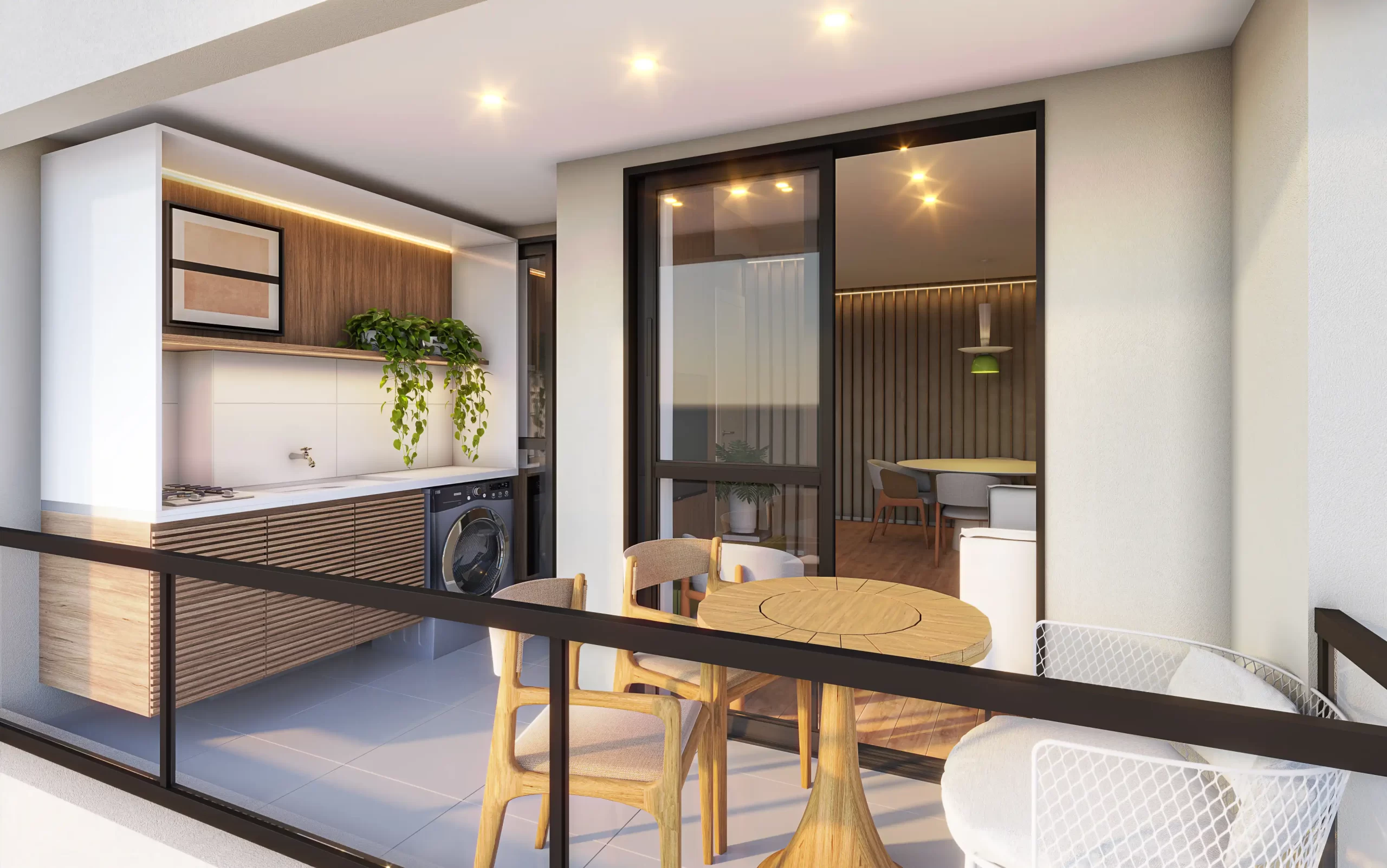 decoração de varanda de apartamento