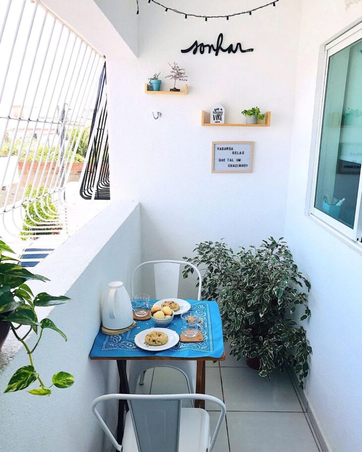 decoração para varanda pequena