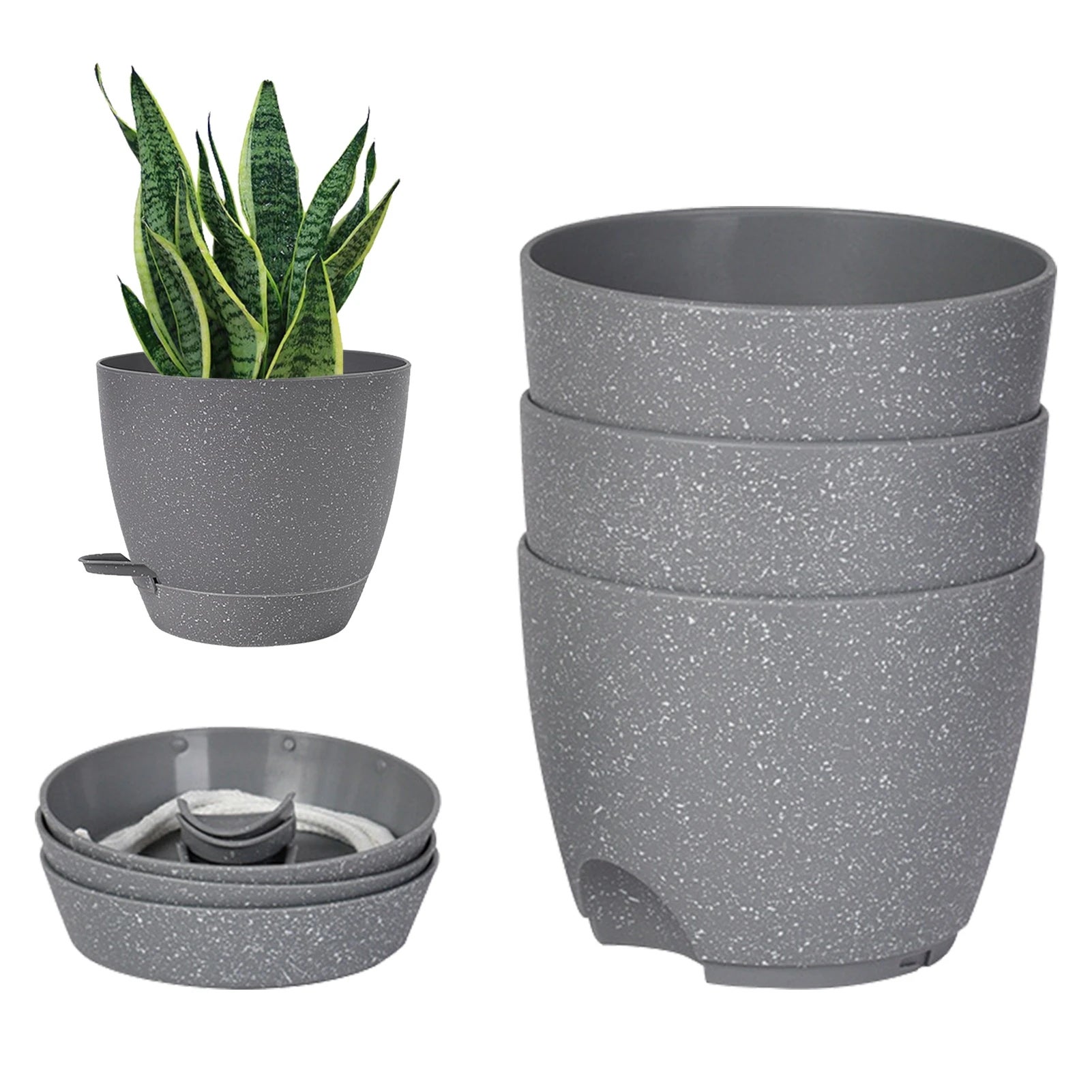 Reutilizando materiais em casa para a drenagem de vasos