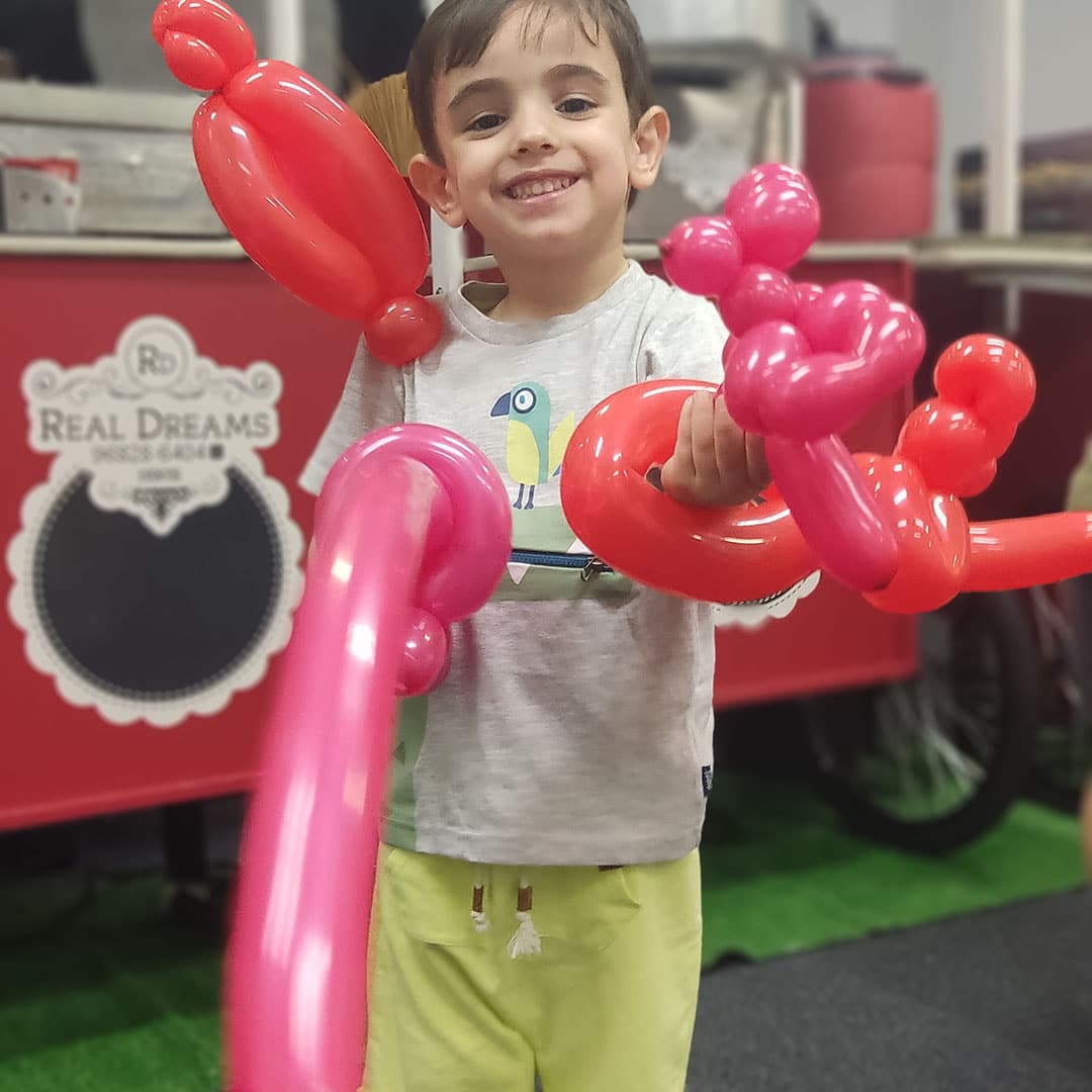 escultor de balões mei