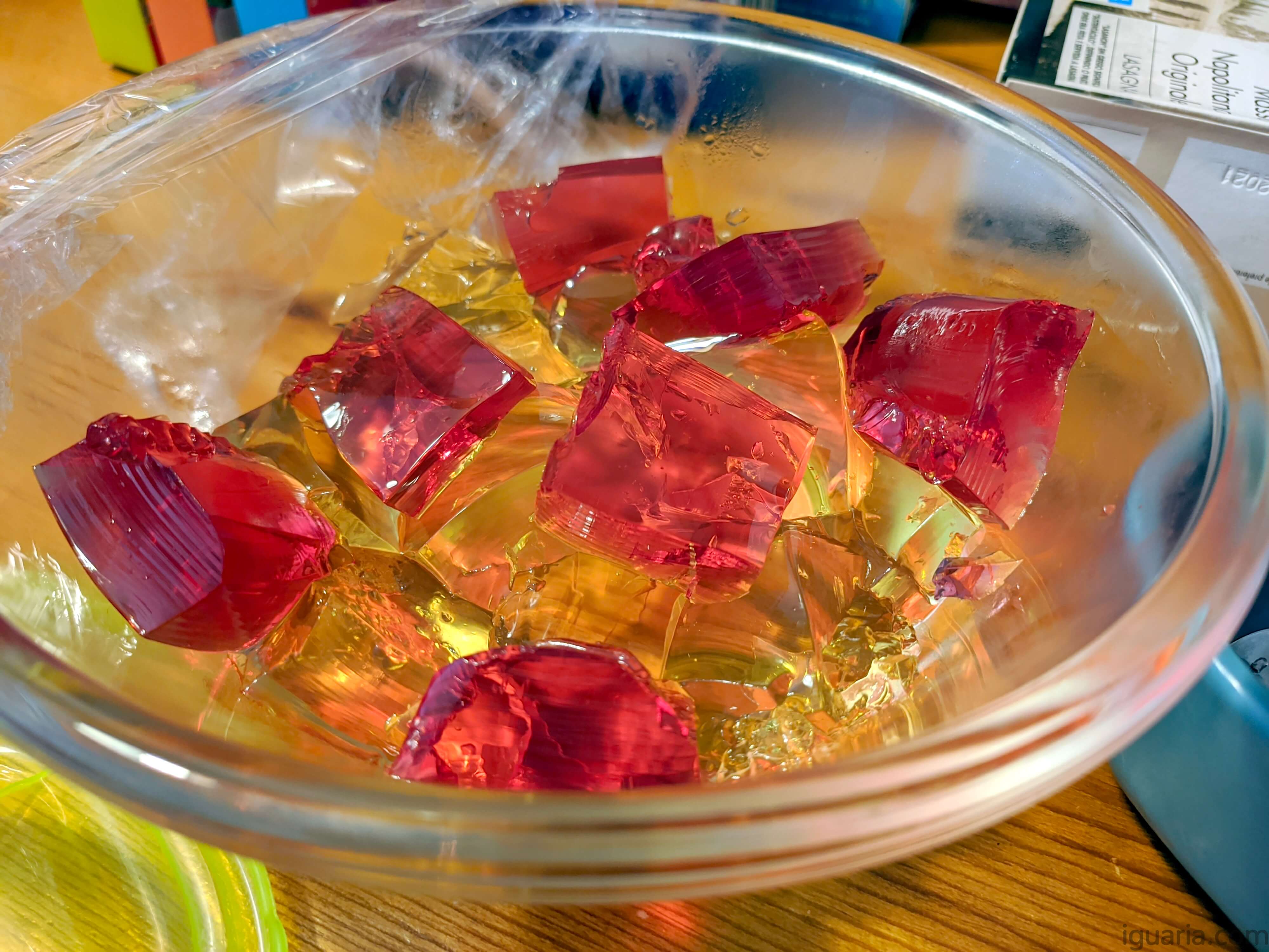 gelatina na finalização