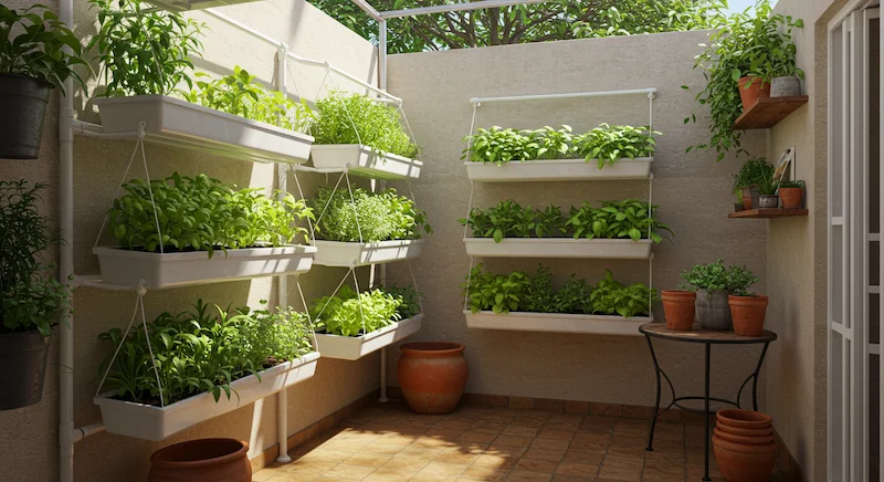 horta em apartamento com sol de inverno