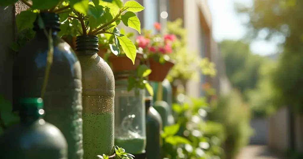 Horta em Garrafas PET Suspensas: O Segredo da Sua Mini-Fazenda!