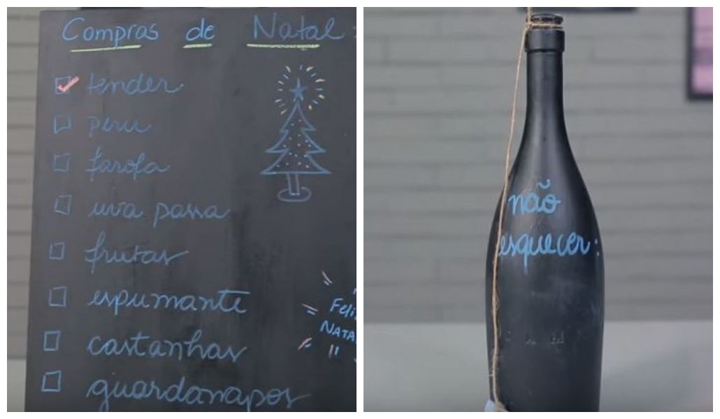 como fazer cabeceira interativa com tinta lousa