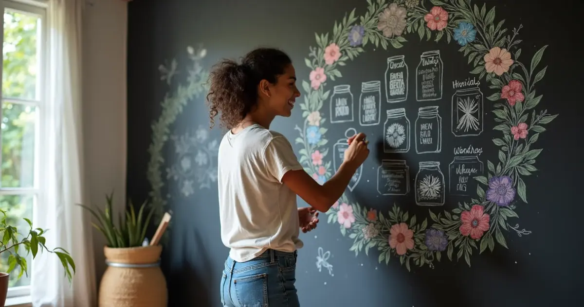 33 Ideias Criativas com Tinta Lousa para Decorar Tudo em Casa