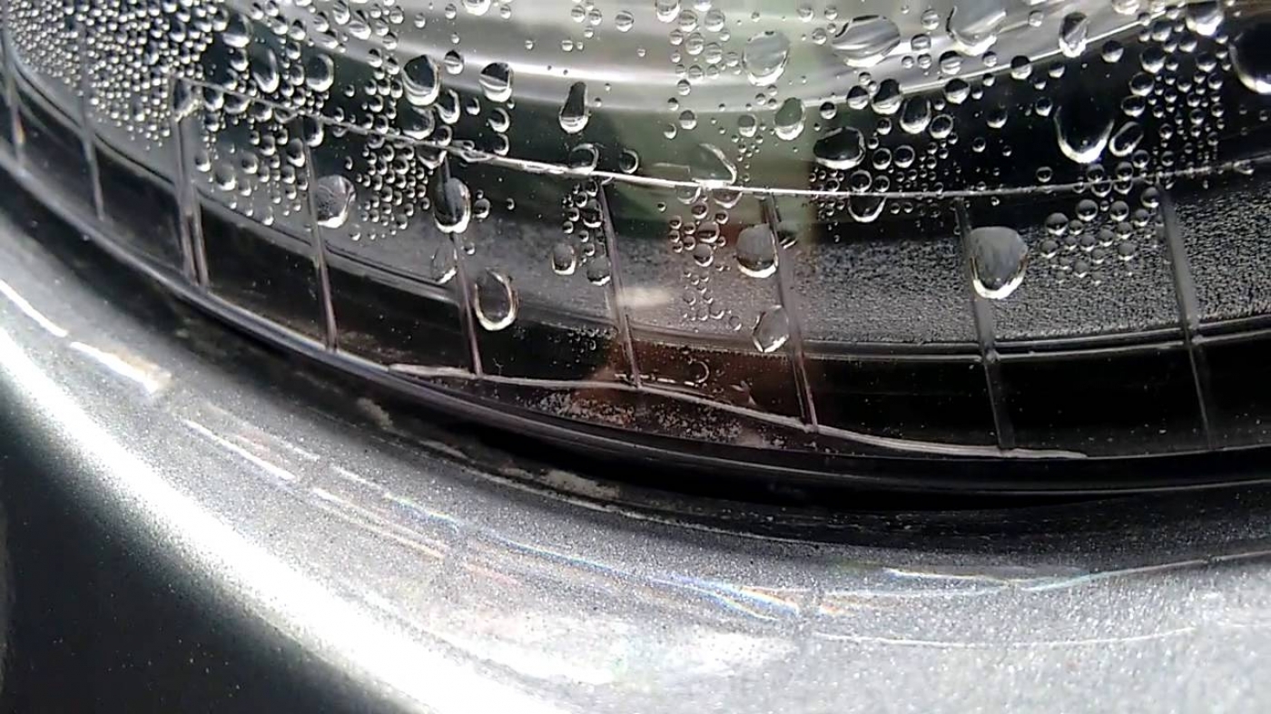 infiltração de agua no carro