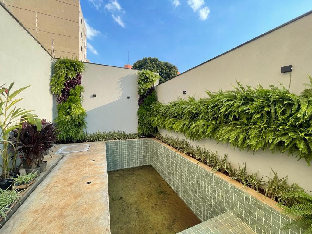 jardim vertical para muro externo