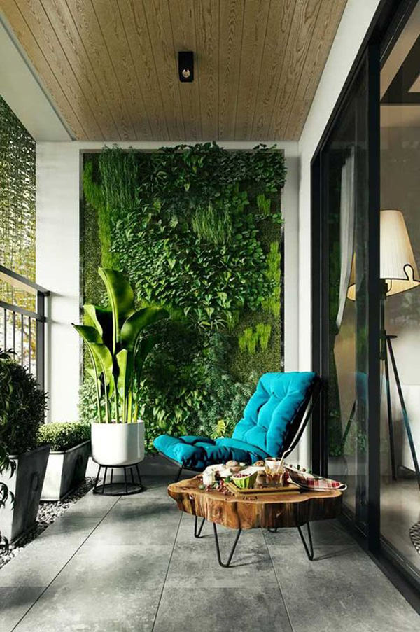 jardim vertical para sacada pequena