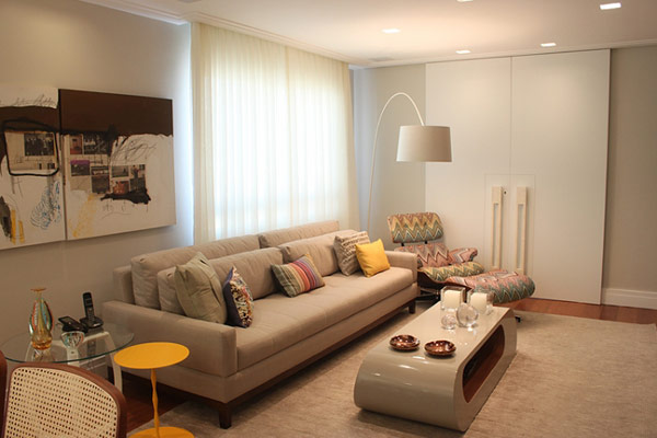 luminárias de chão para sala