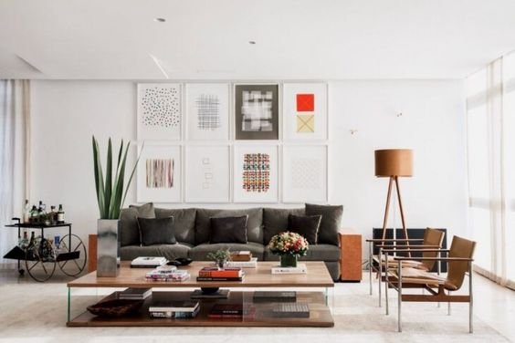 luminárias de chão para sala