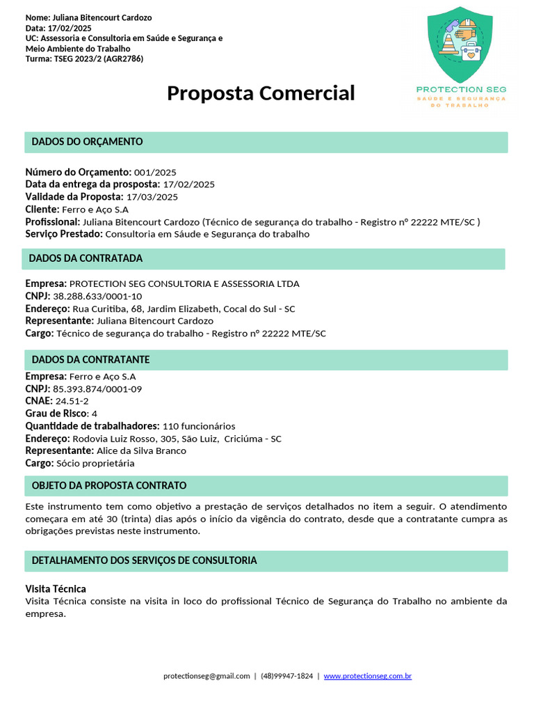 MEI e a venda de serviços de consultoria de segurança do trabalho