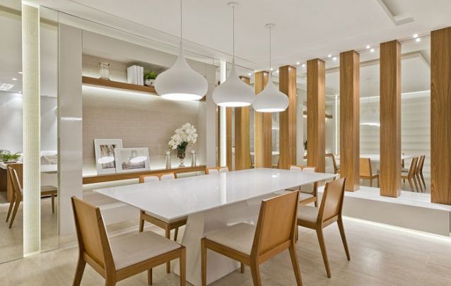 móveis para sala de jantar moderna