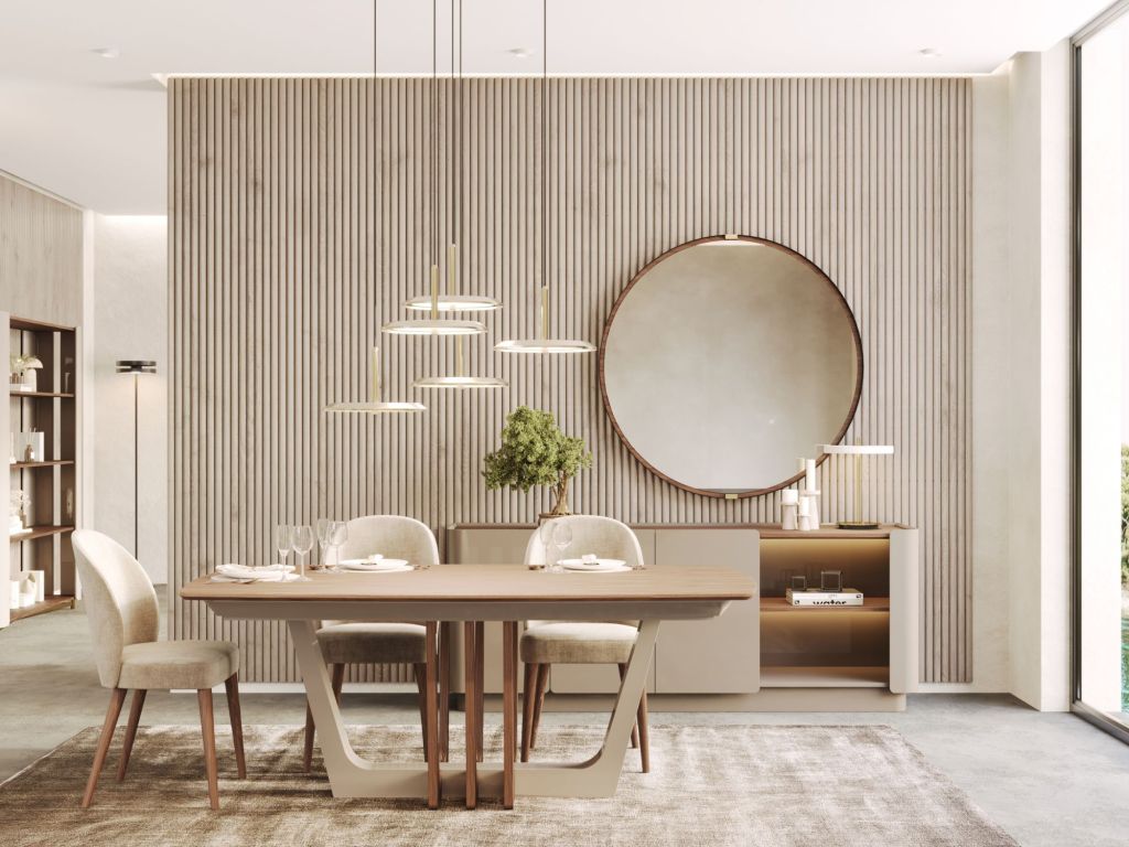 Iluminação: O ponto focal da sua sala de jantar moderna
