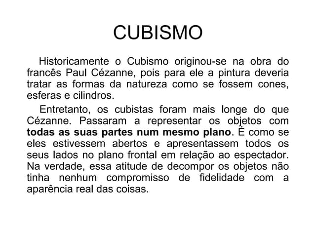 Como o Cubismo Influenciou Outros Movimentos Artísticos do Século XX