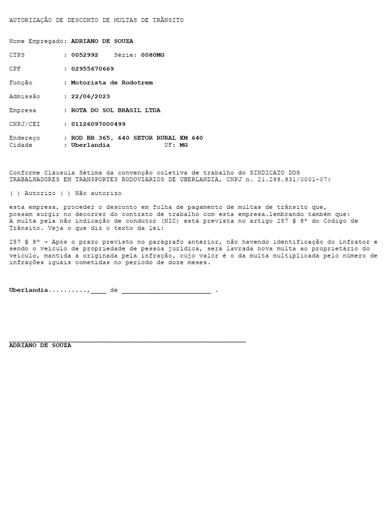 Pontos de Atenção ao Solicitar o Desconto de 40% em Multas de Trânsito