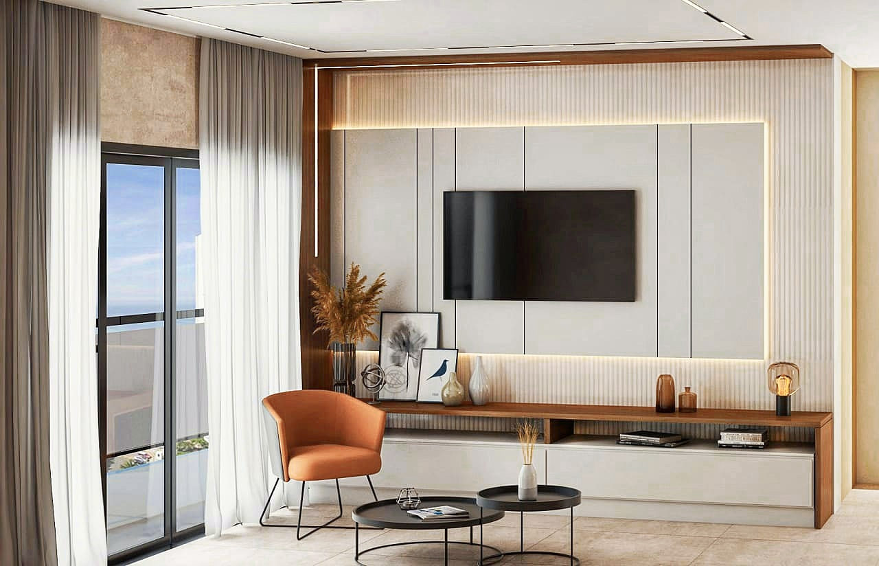 painel para tv na sala