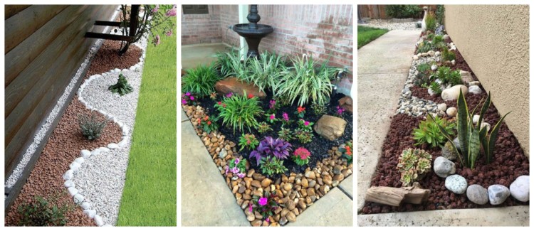 paisagismo com pedras