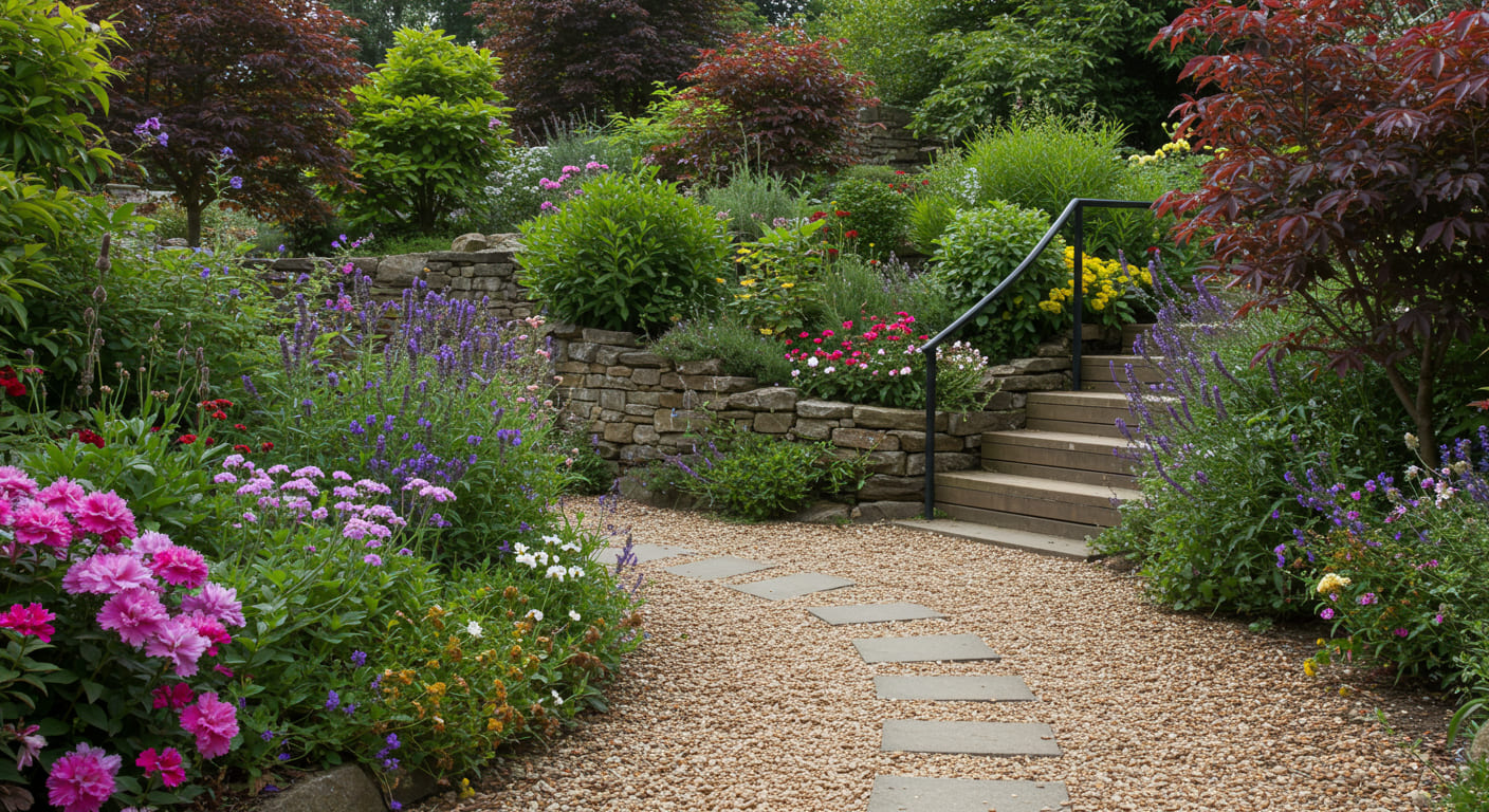 paisagismo com pedras