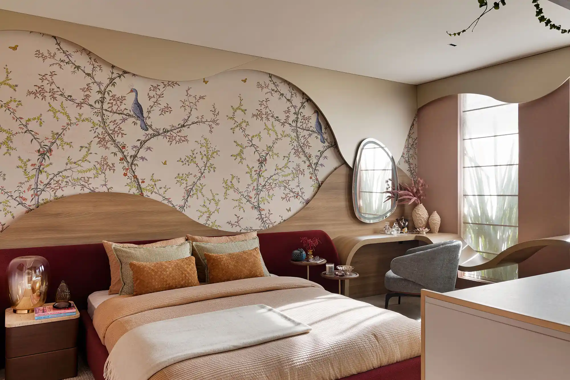 papel de parede para quarto de casal