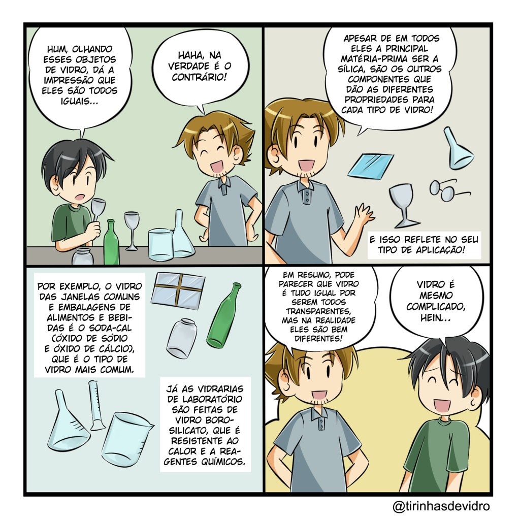 porque o vidro é transparente