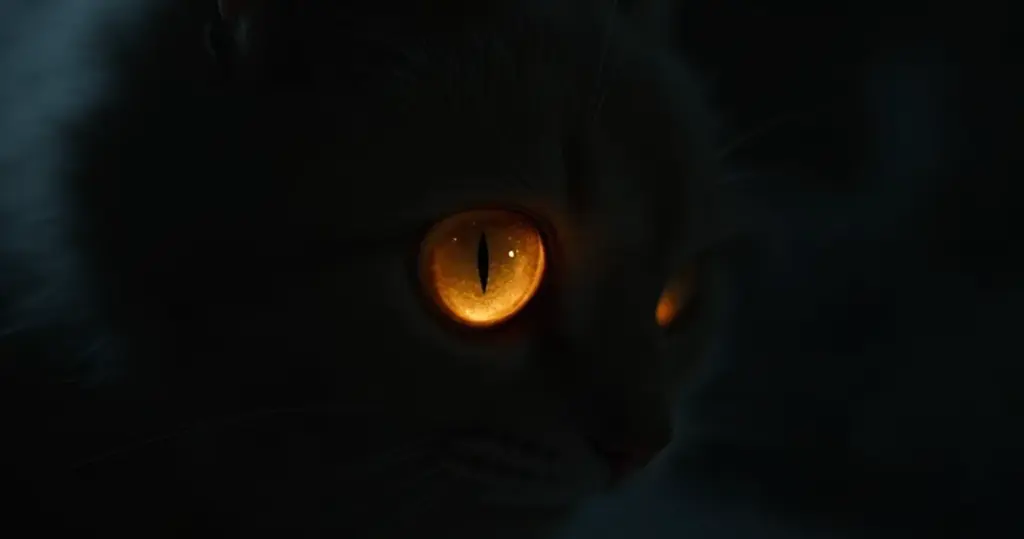 Porque os olhos dos gatos brilham no escuro? O segredo!
