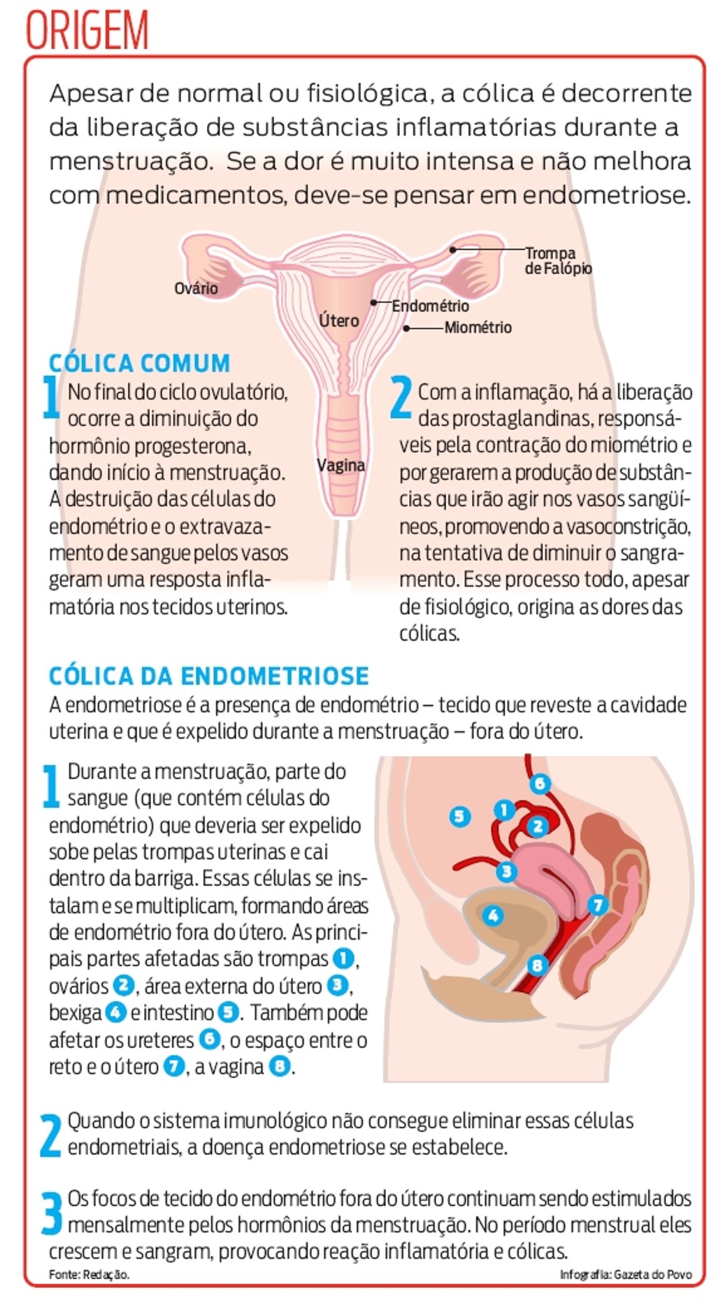 porque sentimos cólica menstrual