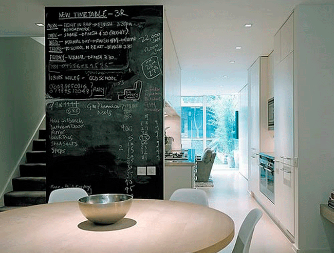 como corrigir erros na pintura de lousa