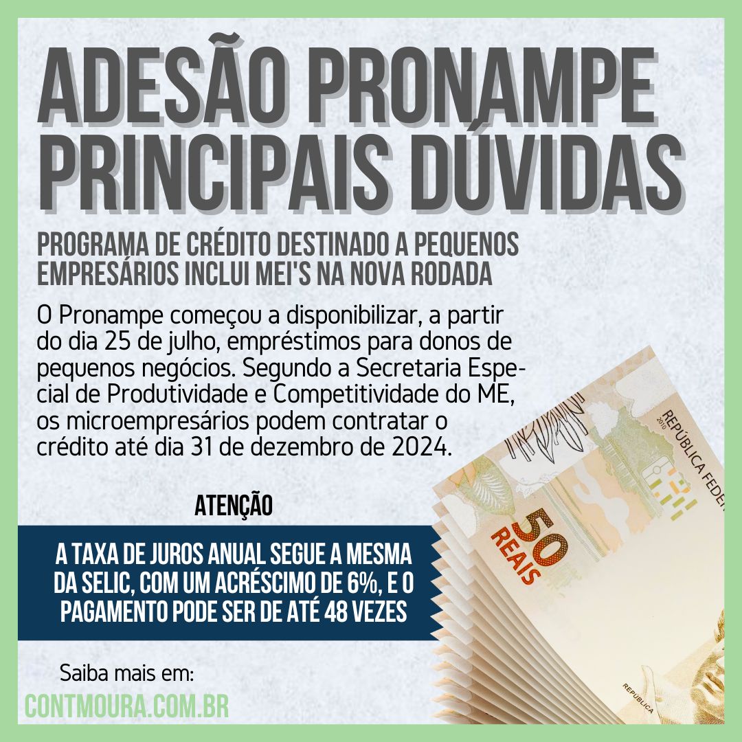 1. Pronampe para MEI: Guia Completo de Solicitação e Benefícios
2. Entenda as Taxas de Juros e Prazos do Pronampe para Microempreendedores
3. Como o FGO Garante seu Crédito Pronampe: Tudo o que Você Precisa Saber
4. MEI e Pronampe: Passo a Passo para Obter Capital de Giro
5. Pronampe vs. ProCred360: Qual a Melhor Opção de Crédito para o seu MEI?