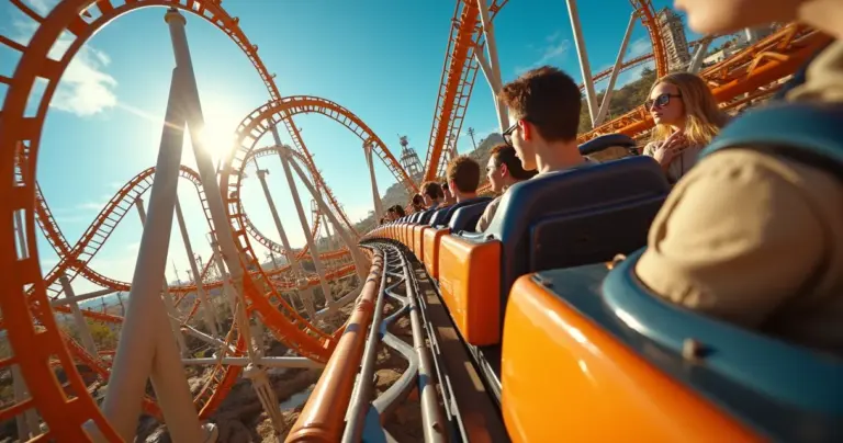 Qual a Montanha Russa Mais Rápida do Mundo? Conheça a Falcon's Flight!