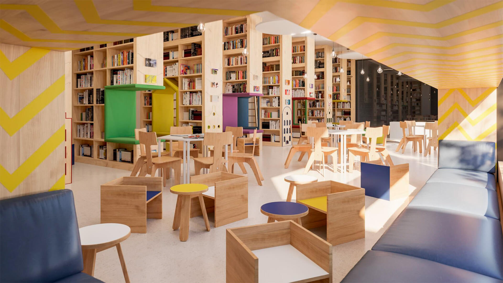 reforma de biblioteca