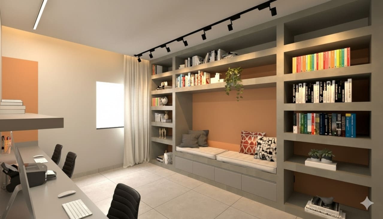 reforma de biblioteca