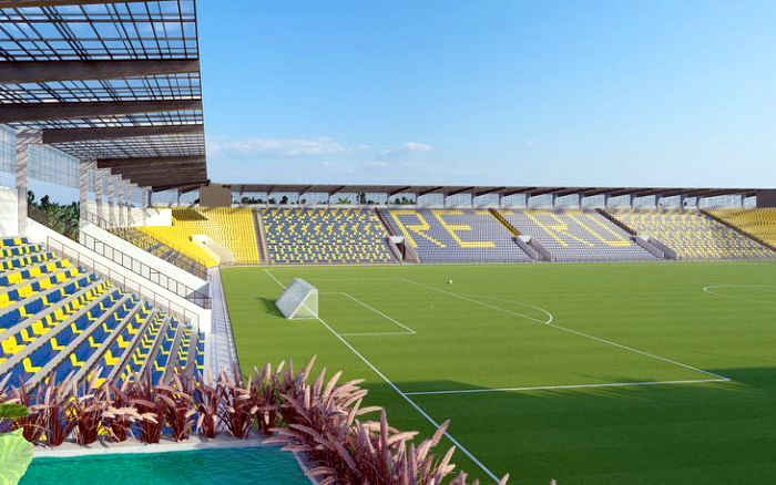 reforma de estádio de futebol