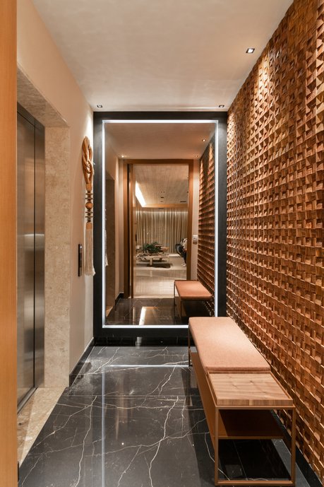 reforma de hall de elevador