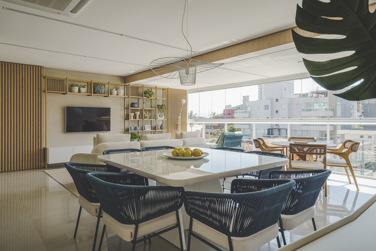 reforma e decoração de flat na praia