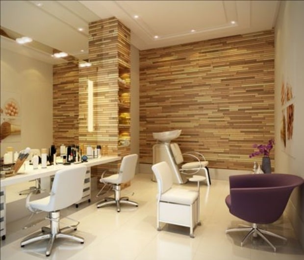 reforma e decoração de salão de beleza masculino
