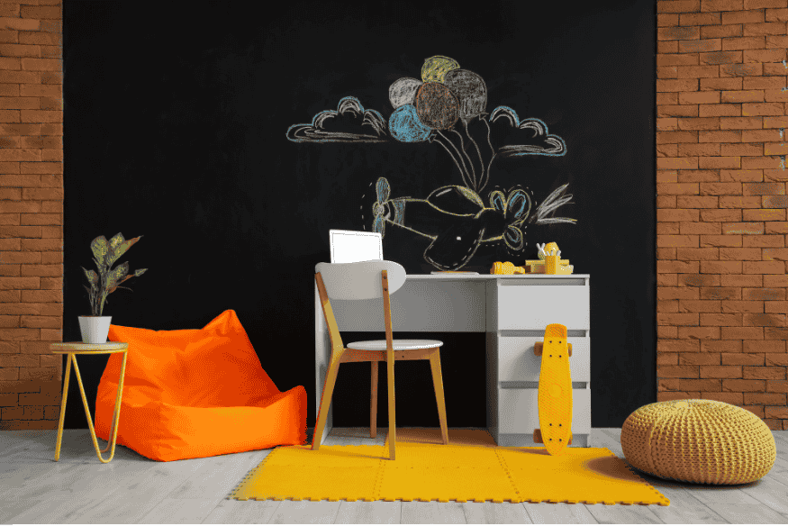 como aplicar tinta lousa em parede de gesso