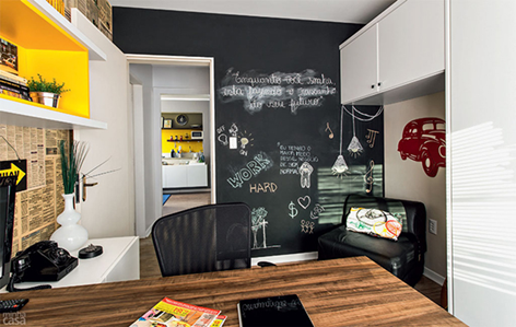 problemas comuns ao pintar com tinta lousa